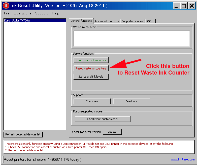 Epson wic reset keygen